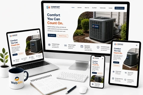 Web Development for HVAC contractors in Toronto